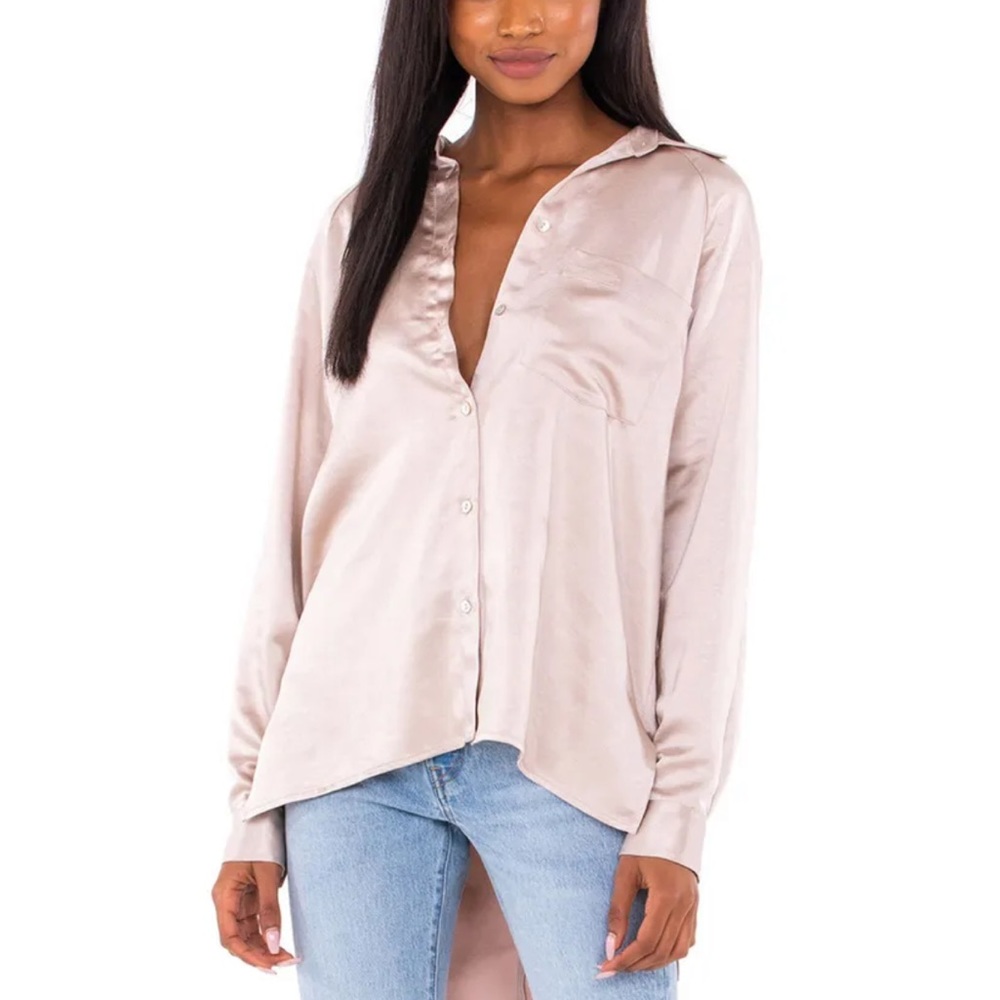 Line and Dot Polly long sleeve button up